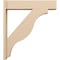 Ekena Millwork 7 1/2-in W x 34-in D x 38-in H Funston Block Rough Cedar Woodgrain TimberThane Outlooker, Primed Tan OUTUR075X34X38FST44RCPR - alternate 5